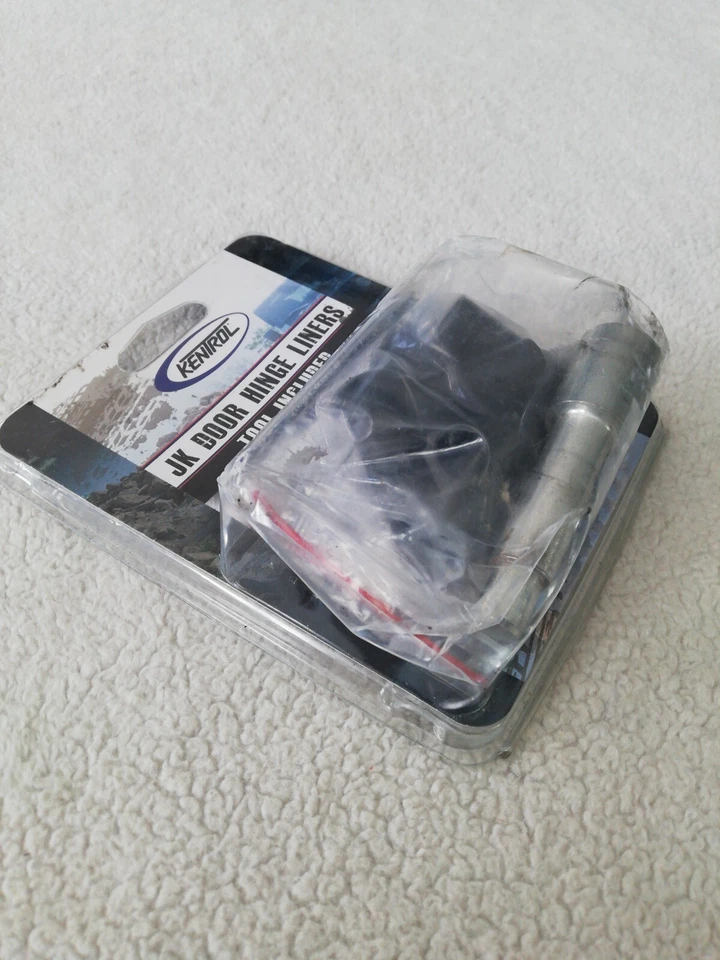 Forros de bisagra de puerta Kentrol para Jeep Wrangler JK 07-18 4 puertas - negro texturizado Foto 3 de 3