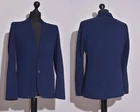 FALCONERI Men's Lightweight Blazer Jacket Cotton Navy Blue with Pockets 50 / M