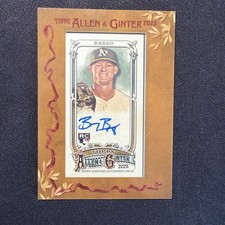 2025 Topps Allen & Ginter - Framed Mini Autographs Brady Basso #MA-BBAS (AU, RC)