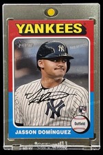 Jasson Dominguez RARE ROOKIE RC TOPPS INVESTMENT CARD SSP YANKEES ROY MVP MINT