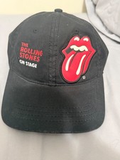 Vintage The Rolling Stones Hat 2005 On Stage US Tour Cap Rare Y2K Rock Skater
