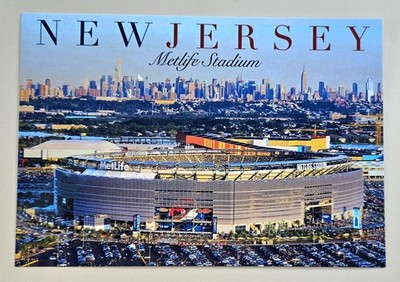 New Jersey Postcards. Metlife Stadium.