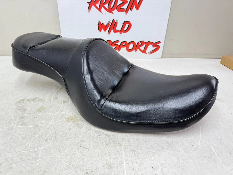 2003 HARLEY DYNA WIDE GLIDE selim dianteiro para motorista passageiro SEM FUROS RASGOS - Imagem 2 de 4