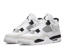 Jordan 4 Retro ''military black'' Trendy Mid-top Basketball Shoes