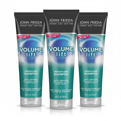 John Frieda Volume Lift Shampoo 8.45 oz Each Volumizing Fine Hair 5 Pack NEW