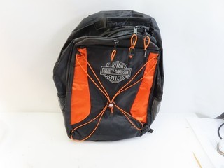 Rucksack Harley Davidson Neu schwarz orange ca.20 Liter
