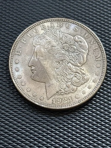 1921 Morgan Silver Dollar $1 Better AU/UNC Details Strong Strike Nice Coin
