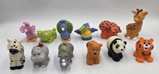 12 Pc Lot Fisher Price Little People A to Z Zoo Safari Animal Friends