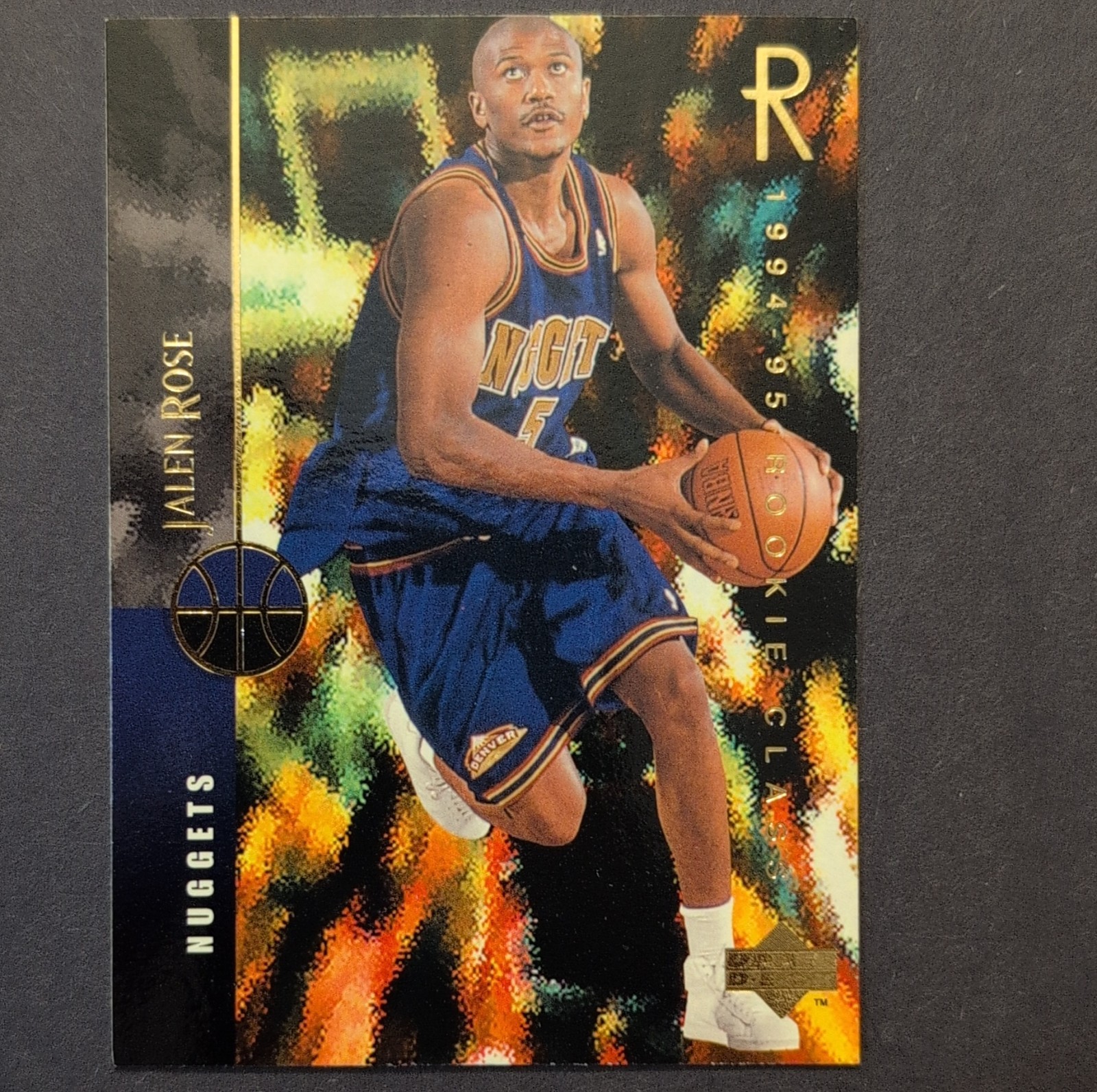 Upper Deck 1994-95 #159 Jalen Rose Rookie Denver Nuggets NBA Basketball Card