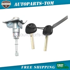 FOR 2012-2017 Hyundai Veloster Base 1.6L Door Lock Cylinder Driver Side W/2Keys