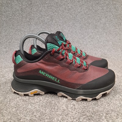 Merrell Moab Speed Womens Size 6 Burlwood Maroon Hiking Shoes Sneaker J066858