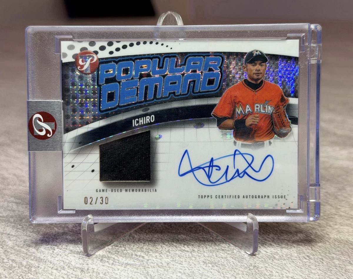 イチロー 世界10枚限定 1/10 ファーストナンバー トリプル レリック Topps Ichiro Suzuki Baseball Sports Trading Cards & Accessories