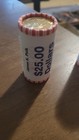 2009 James K. Polk Unopened 25 Coin Mint Roll Presidential Dollar UNC — photo 1
