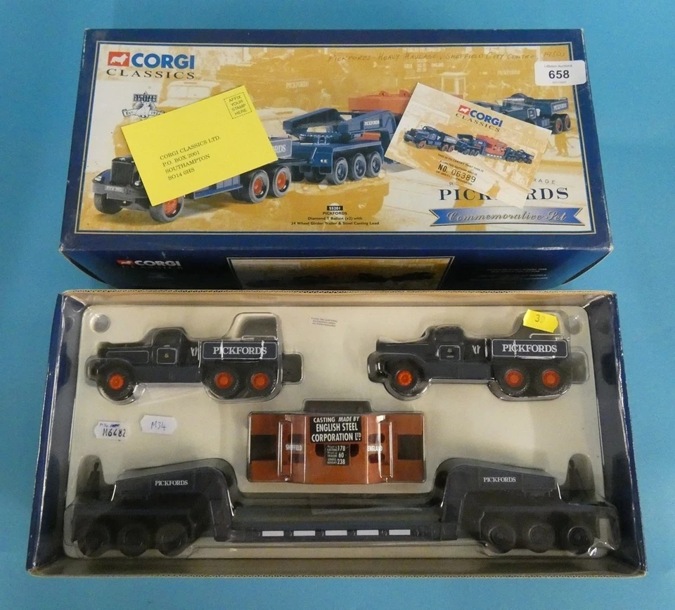 Corgi 55201 "Pickford's" Commemorative Set  Limited Edition 1:50 Scale Die Cast. - Image 2 of 4