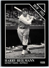 #52 Harry Heilmann HOF 1991 TSN Conlon Collection Detroit Tigers