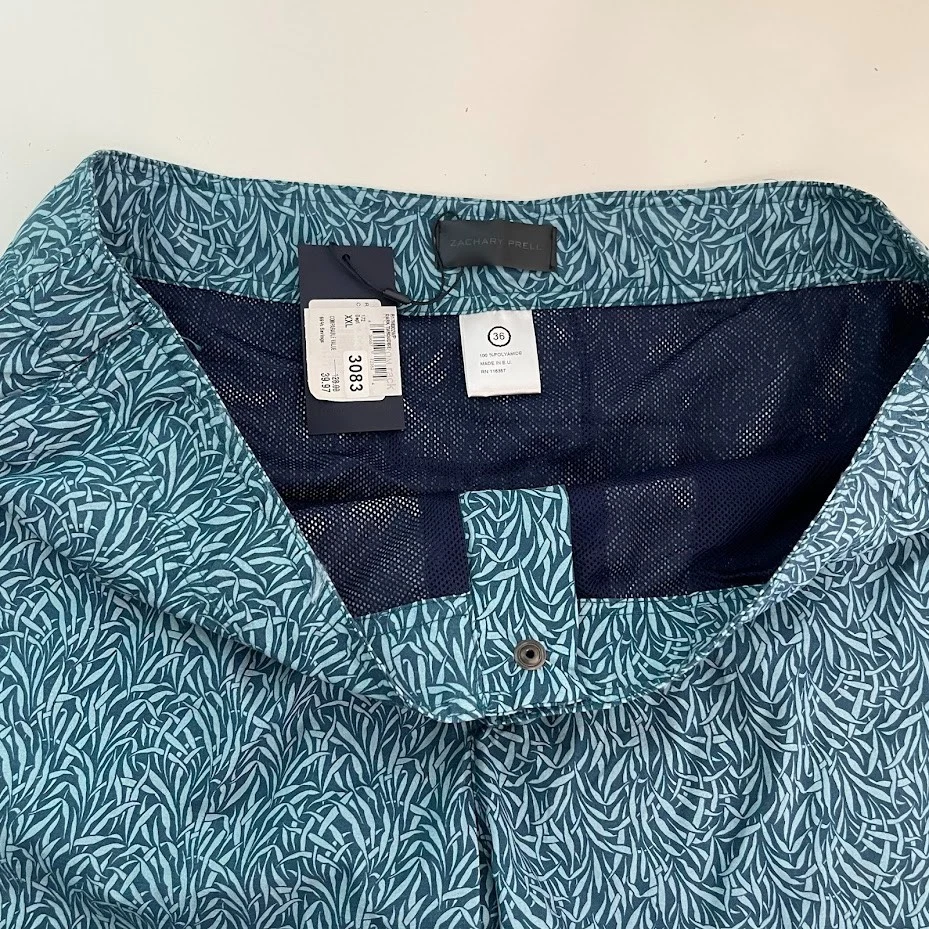 Bañador Zachary Prell 36x7 Pantalones Cortos Bolsillo Trasero Cierre con Cremallera Calzoncillo Incorporado Foto 4 de 4