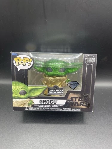Funko Pop! Star Wars Celebration 2022 Exclusive Grogu Diamond #368 5,000 Pieces