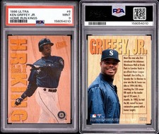 1996 ULTRA HOME RUN KINGS #6 KEN GRIFFEY JR. HOME RUN KINGS PSA 9