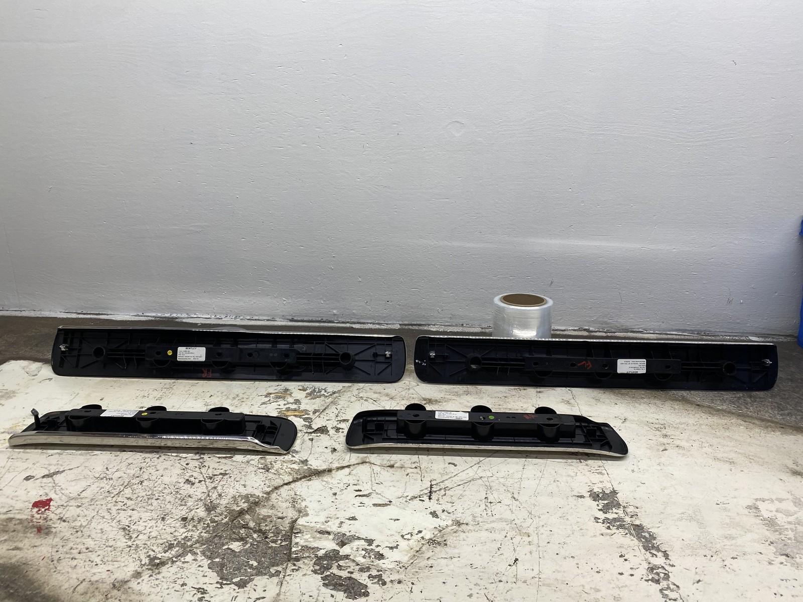 2010-2020 BENTLEY MULSANNE FRONT REAR LEFT RIGHT DOOR SILL SCUFF PLATE PANEL SET