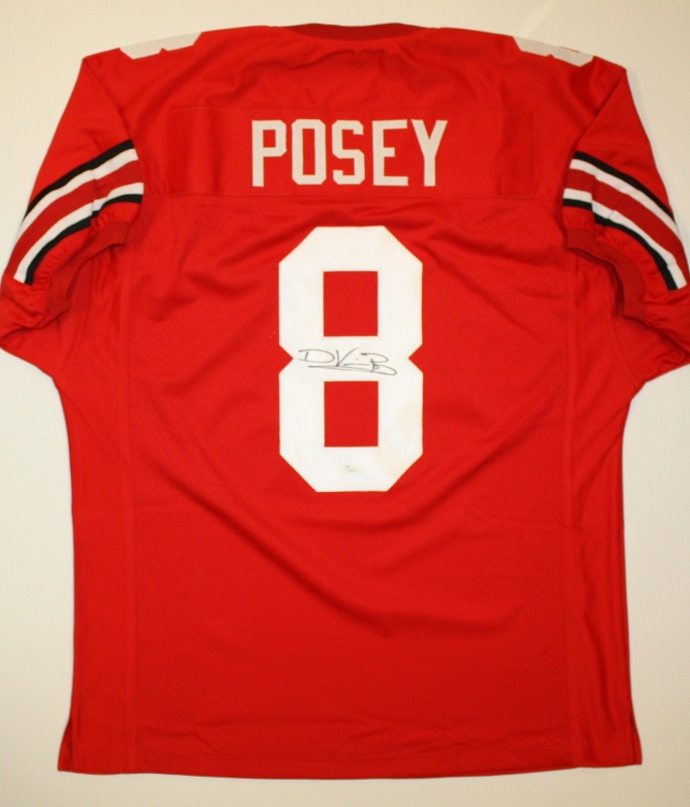 Devier Posey Autographed Signed Red College Style Jersey- JSA Authenticated 
