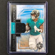 2023 Limited Football Travis Etienne Jr. Limitless Materials Jersey Silver 19/75