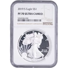 2019-S $1 American Silver Eagle ~ NGC PF70 Ultra Cameo