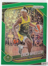 2025 Panini Prizm WNBA White Seismic #125 Erica Wheeler Seattle Storm Rutgers