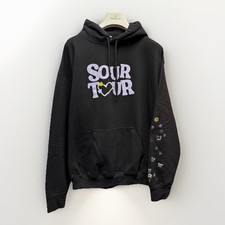 Olivia Rodrigo Black Sour Tour Official Concert Hoodie Sweatshirt M Made In LA