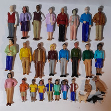 Lakeshore Learning Community Block Play People Multi Cultural Figures Lot of 28
