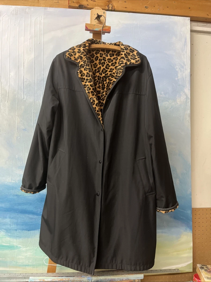 ジャケット・アウター ArchiveTornadomart black leopard parker Gallery Animal Print Coats, Jackets & Vests for Women for sale - eBay