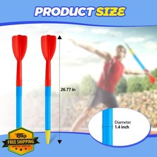 Wettarn 300g Training Javelin Kids Adults Track Field Soft