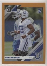 2019 Panini Donruss Optic Rookies Orange Prizm 49/199 Ben Banogu #124 fm0