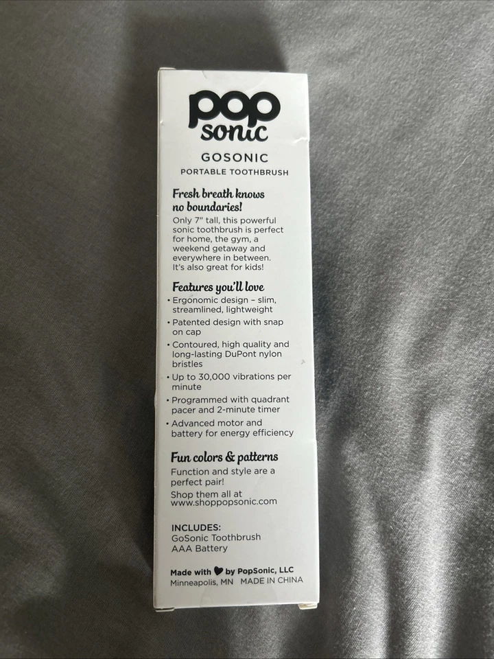 Портативная зубная щетка Pop Sonic Go Sonic - Изображение 2 из 3