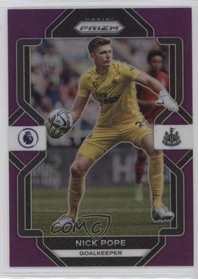 2022-23 Panini Prizm Premier League Purple Prizm 7/49 Nick Pope #176 15hl