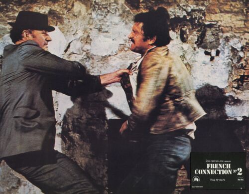GENE HACKMAN FRENCH CONNECTION II 1972 PHOTO VINTAGE LOBBY CARD N°7 - Photo 1/1