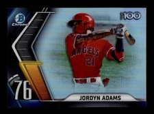 2022 Bowman Bowman Scouts' Top 100 #BTP-76 Jordyn Adams Los Angeles Angels