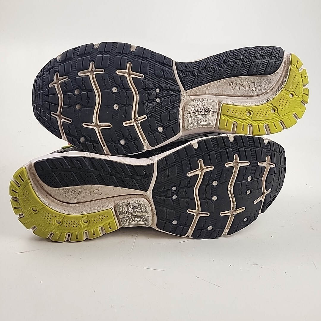 SAOLA Brooks Transmit 3 Grigio e Lime Cushion Neutro Sneakers Sportive Uomo Taglia 12 D