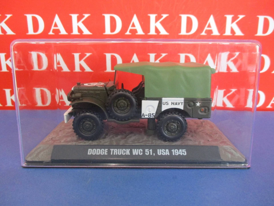 Die cast 1/43 Modellino Camion Truck Dodge WC51 US Army 1945 - Immagine 4 di 4