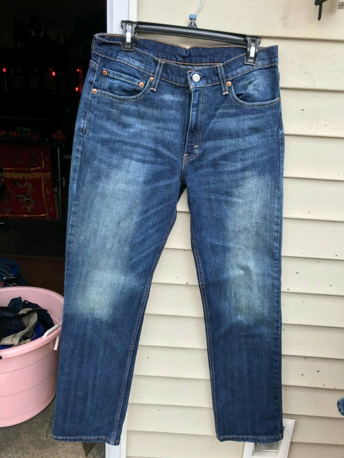 Levi's Men's 514 Straight Fit Jean, Blue Stretch, 32W… Gem