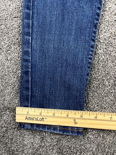 Old Navy donna taglia 2 originale vita media skinny slim elasticizzato blu misure 26x27 - Foto 6 di 7