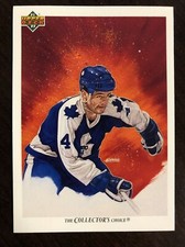1991-92  Upper Deck Maple Leafs Hockey Card #96 Dave Ellett