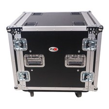 ProX T-10RSP ATA Flight Case For Amp Rack Mount With 10U Space 20" Depth Casters