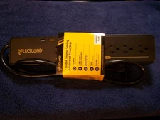 NEW 7 Outlet Energy Saving Advanced Power Strip, Heavy Duty, made by PlugLoad