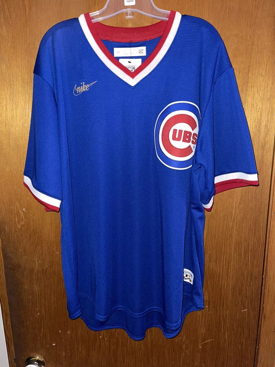 MLB Nike Chicago Cubs #23 Ryne Sandberg Ash Backer T-Shirt