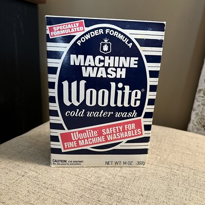 Vintage WOOLITE Machine Cold Water Wash Box Opened Box