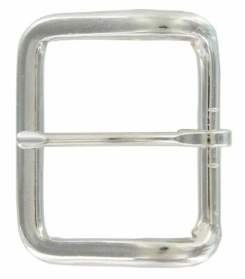 Simple Round Edge Square Single Prong Replacement Belt Buckle fits 1-3/4''(45MM)