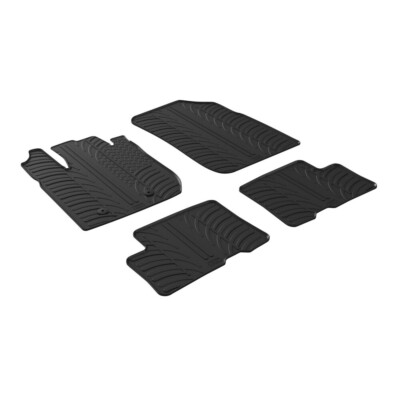 Lampa Rubber Floor Mats Custom Made Compatible for Dacia Duster (02/18>)