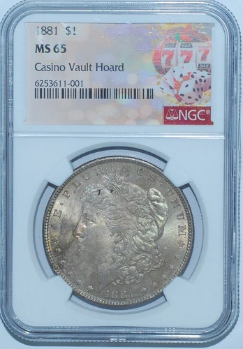 1881 P NGC MS65 Morgan Silver Dollar