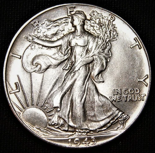1943 Walking Liberty Half Dollar BU++
