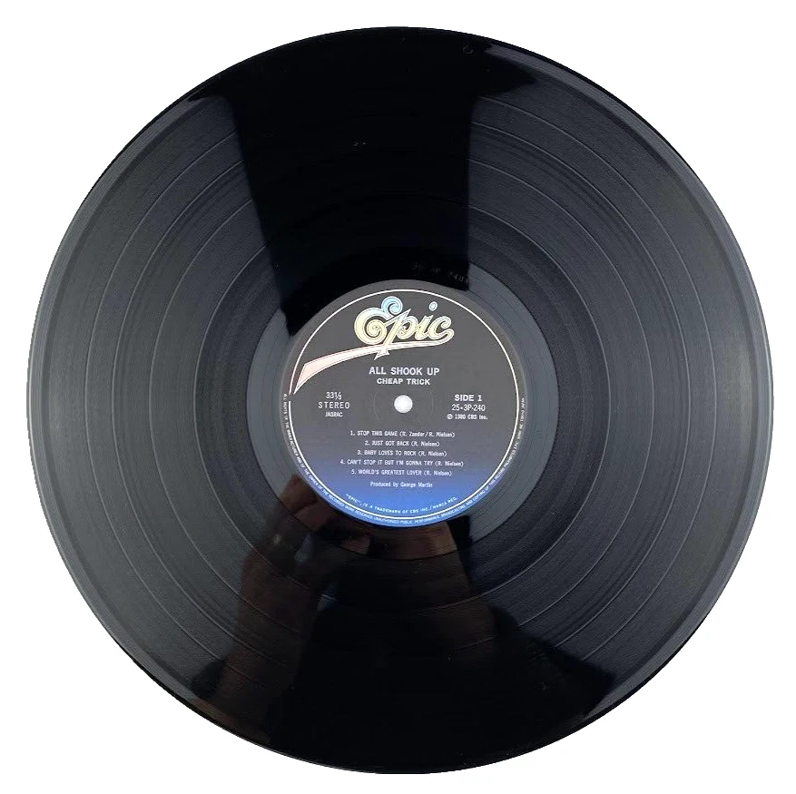 Cheap Trick All Shook Up Japan Import Classic Rock 80s vinyl record LP NM M- - Image 3 of 4